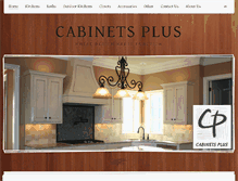 Tablet Screenshot of cabinetsplusllc.com